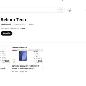 Monetized YouTube Tech Channel for Sale | 1K+ Subs | Mobile Niche | Clean & Ready