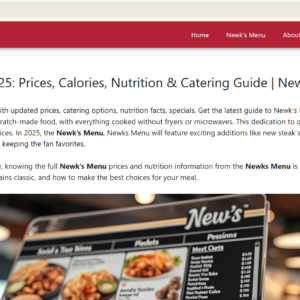 US traffic Domain for Sale – newksmenu.com