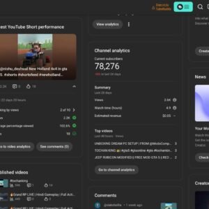 80k Subs (Pin Verified Adsense) Monetized Gaming Youtube Channel Available For Sell
