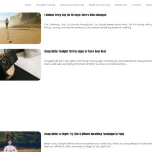 adsense approved health niche website