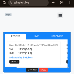 iplmatch.live Domain Available For Sell in low price