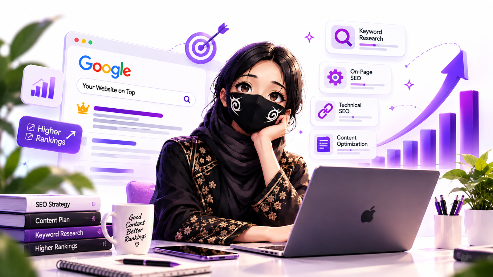 I will optimize your website for higher Google search rankings